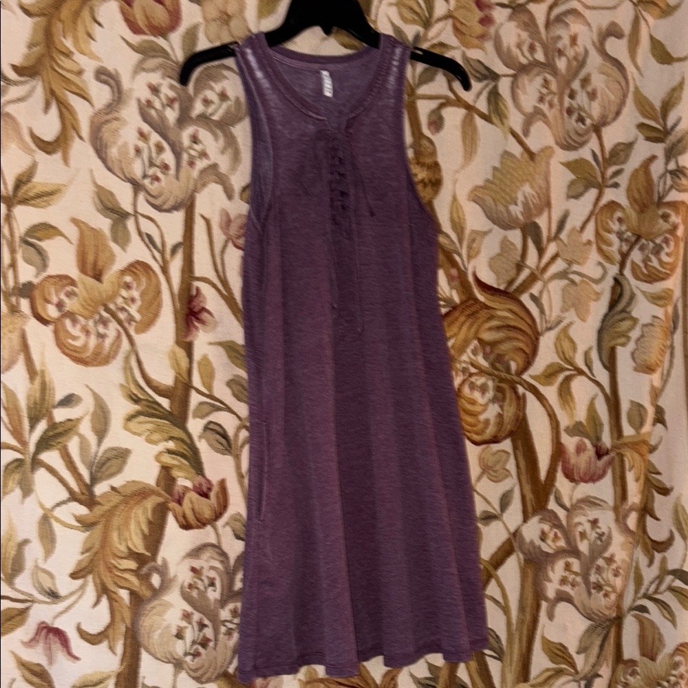 Lightweight Naturally Distressed Sleeveless Dress